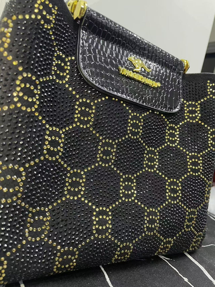 Bolso Minimalista para Mujer con Pedrería Termoadhesiva premium