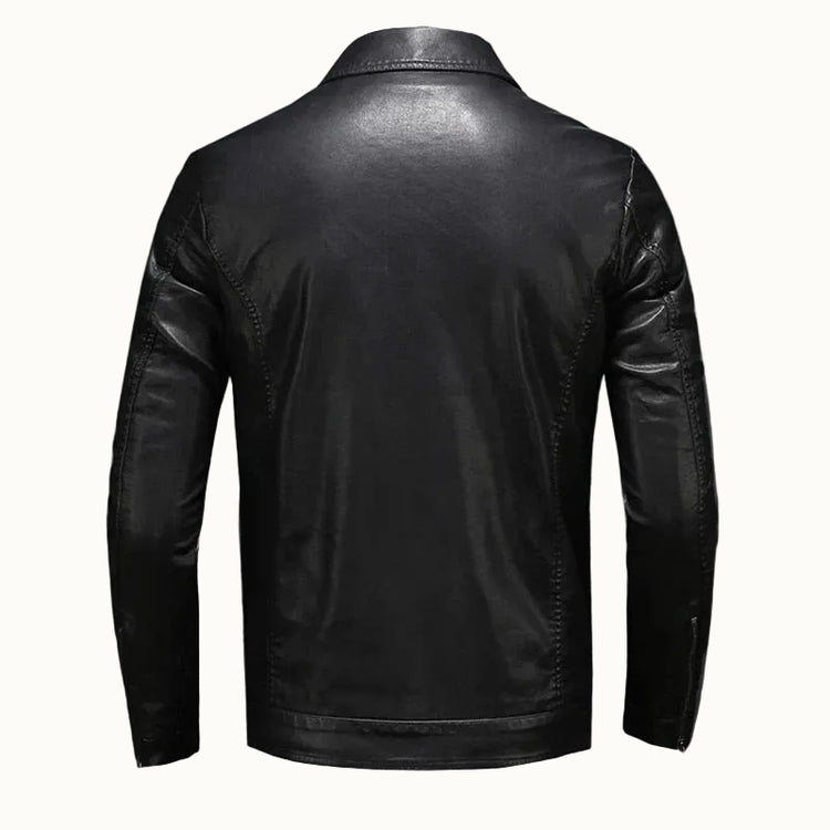 Chaqueta Biker Efecto Piel para Hombre de moda