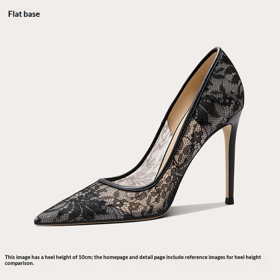 Tacones de Encaje Talla Grande para Mujer elegantes