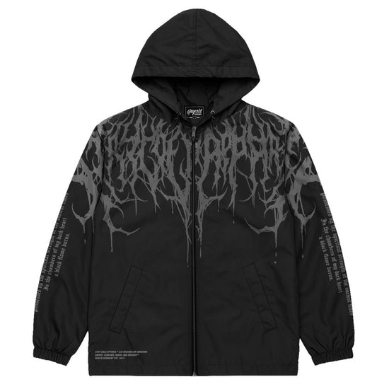 Chaqueta Streetwear Dark Graphic para Mujer vista frontal