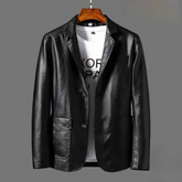 Blazer Efecto Piel para Hombre vista frontal