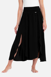 Falda-Vestido Convertible Negra para Mujer diseño elegante