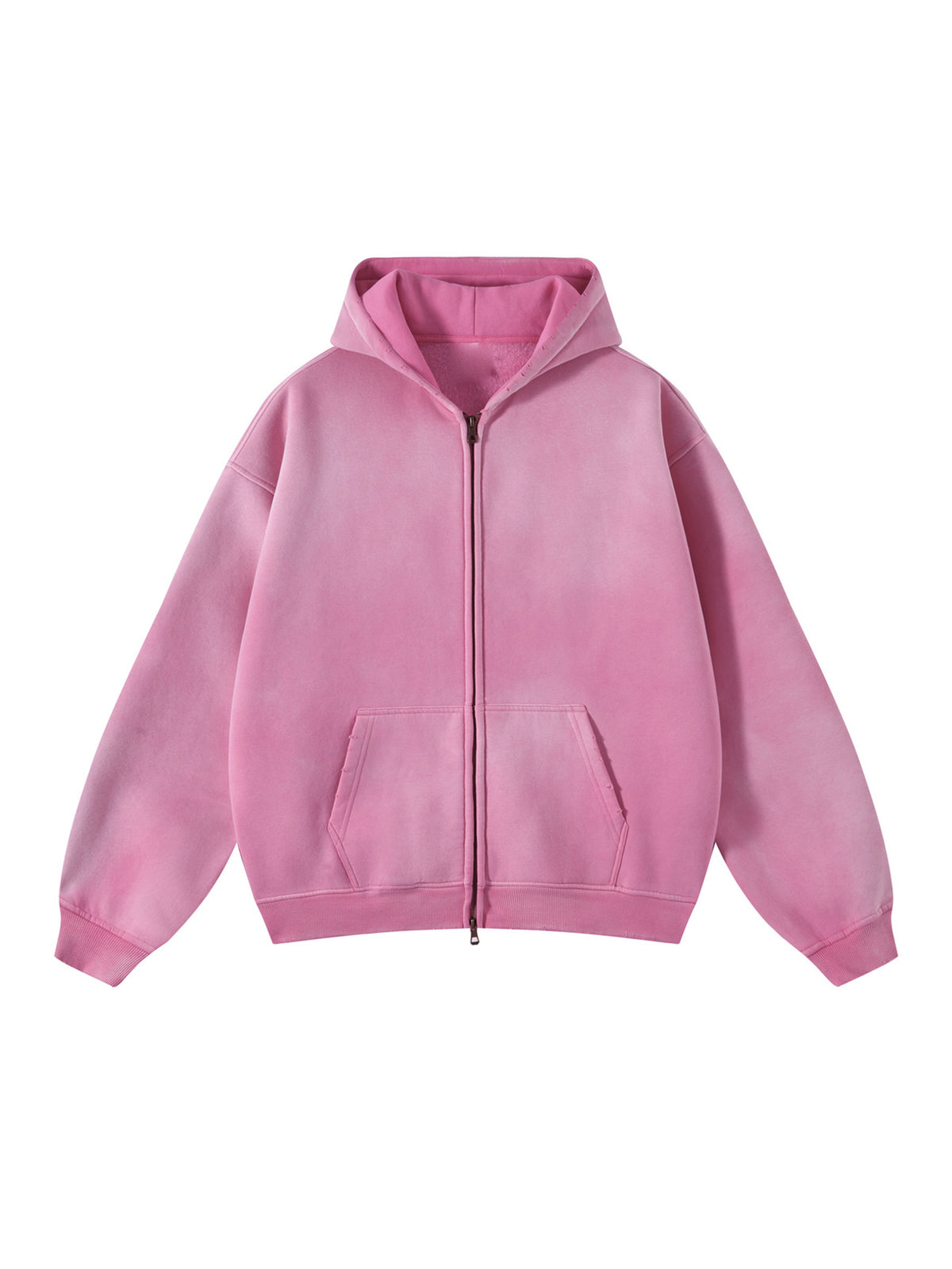 Sudadera Full-Zip Vintage Heavyweight 360 GSM para Hombre diseño completo