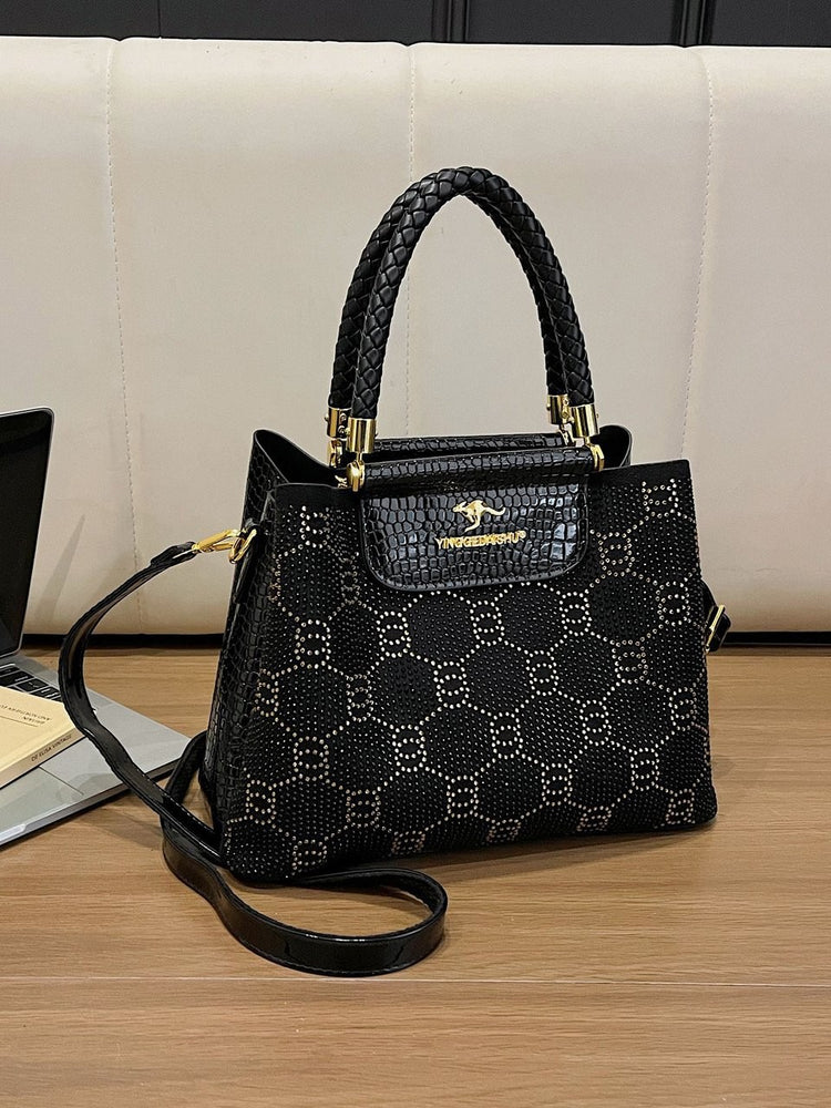 Bolso Minimalista para Mujer con Pedrería Termoadhesiva moderno
