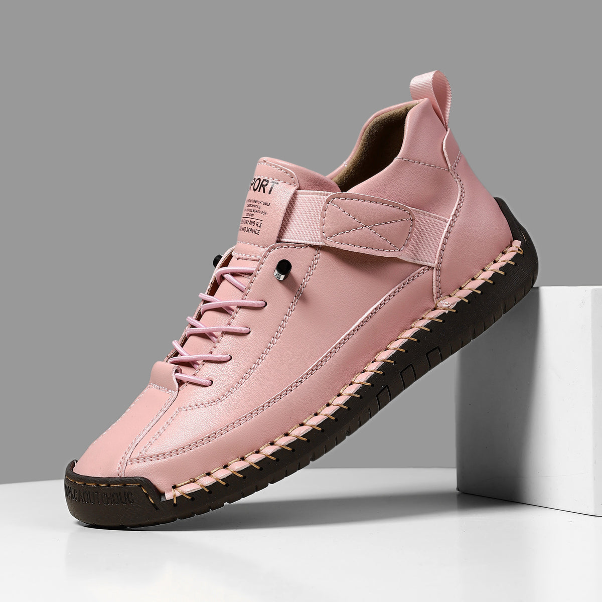 Leather Boots Casual Shoes Plus Size Spring and Summer leather design