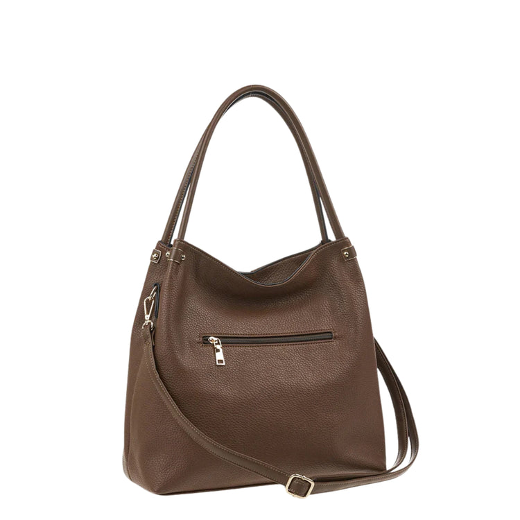 Bolso Hobo Marrón Chocolate para Mujer diseño sofisticado