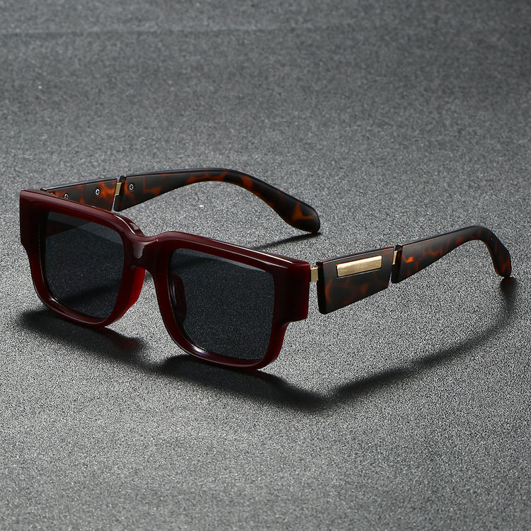 Gafas de Sol Retro High Sense Box para Mujer montura gruesa