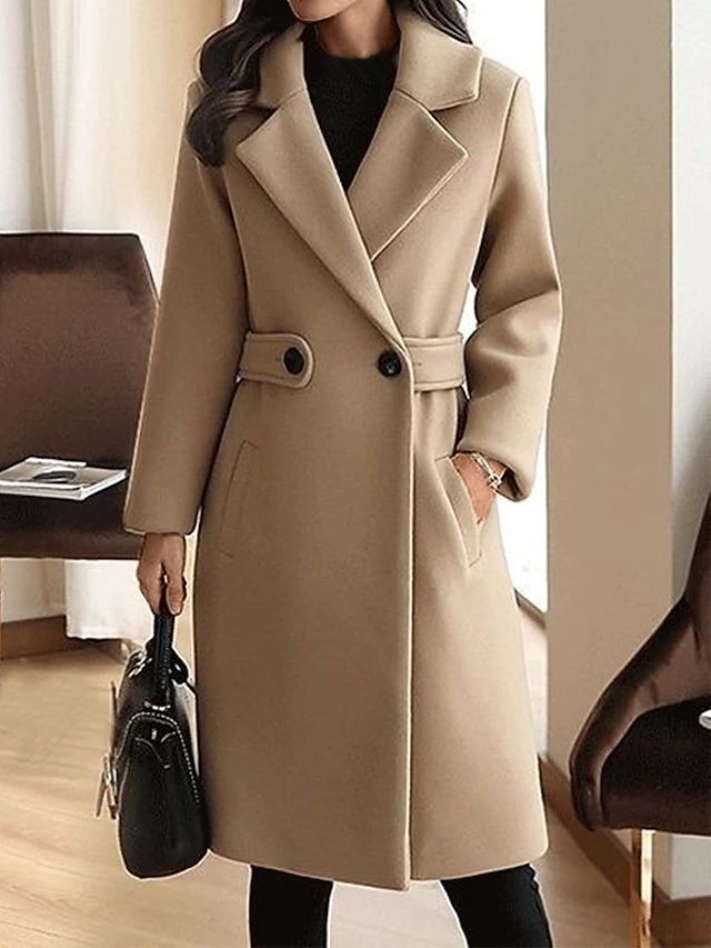 Abrigo Largo Elegance para Mujer estilo moderno