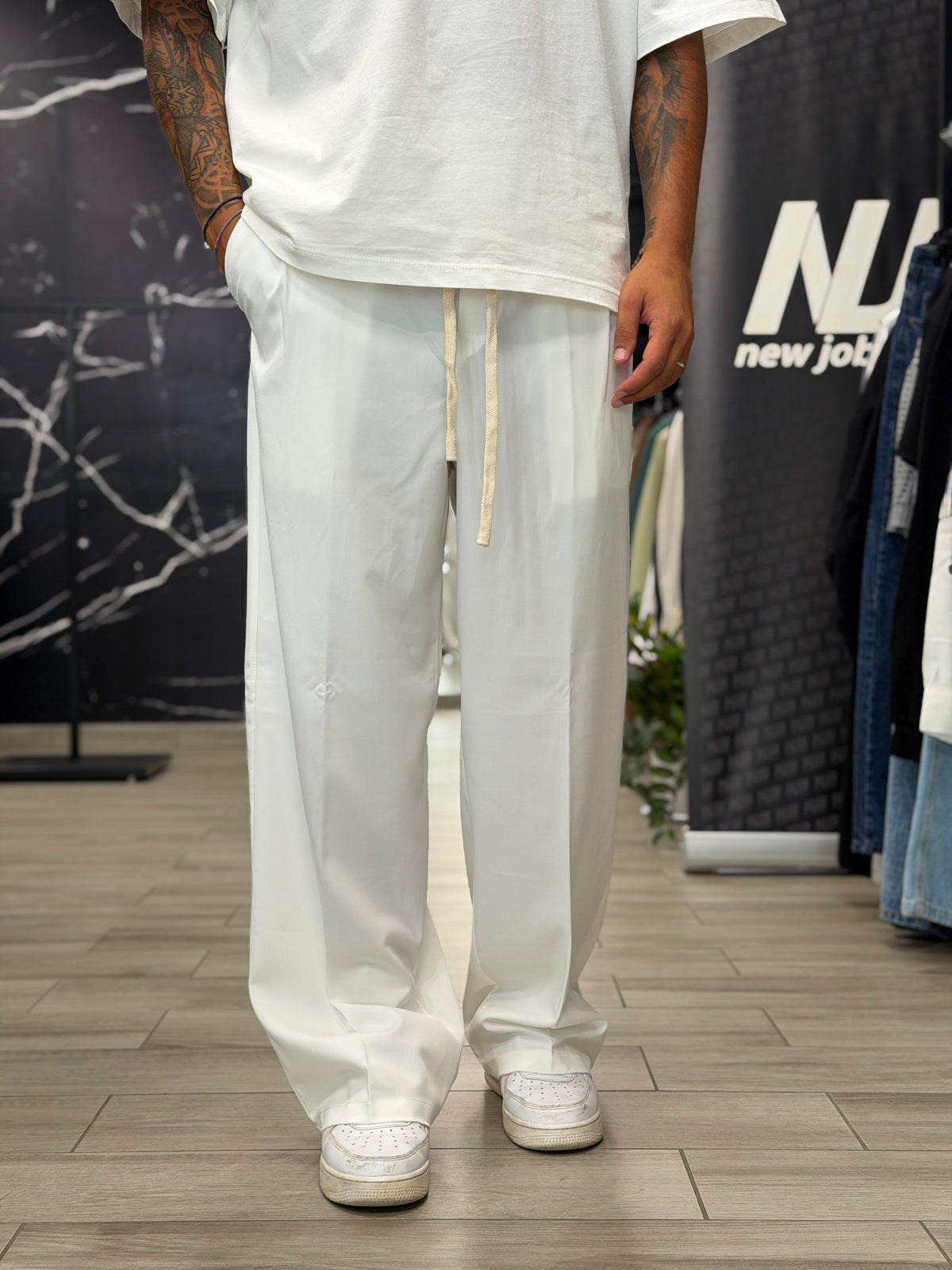 Pantalón Wide Leg Relaxed Fit para Mujer diseño contemporáneo
