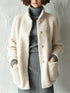 1fd6b87370a47bdc5369cfe4f29cf74bCárdigan Bouclé de Estilo Retro para mujer elegante