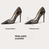 Tacones de Encaje Talla Grande para Mujer de tacón alto