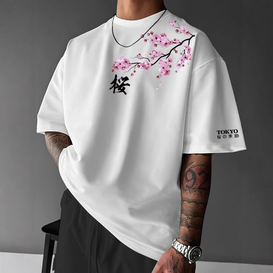 Camiseta Japonesa de Cerezo de Tokio