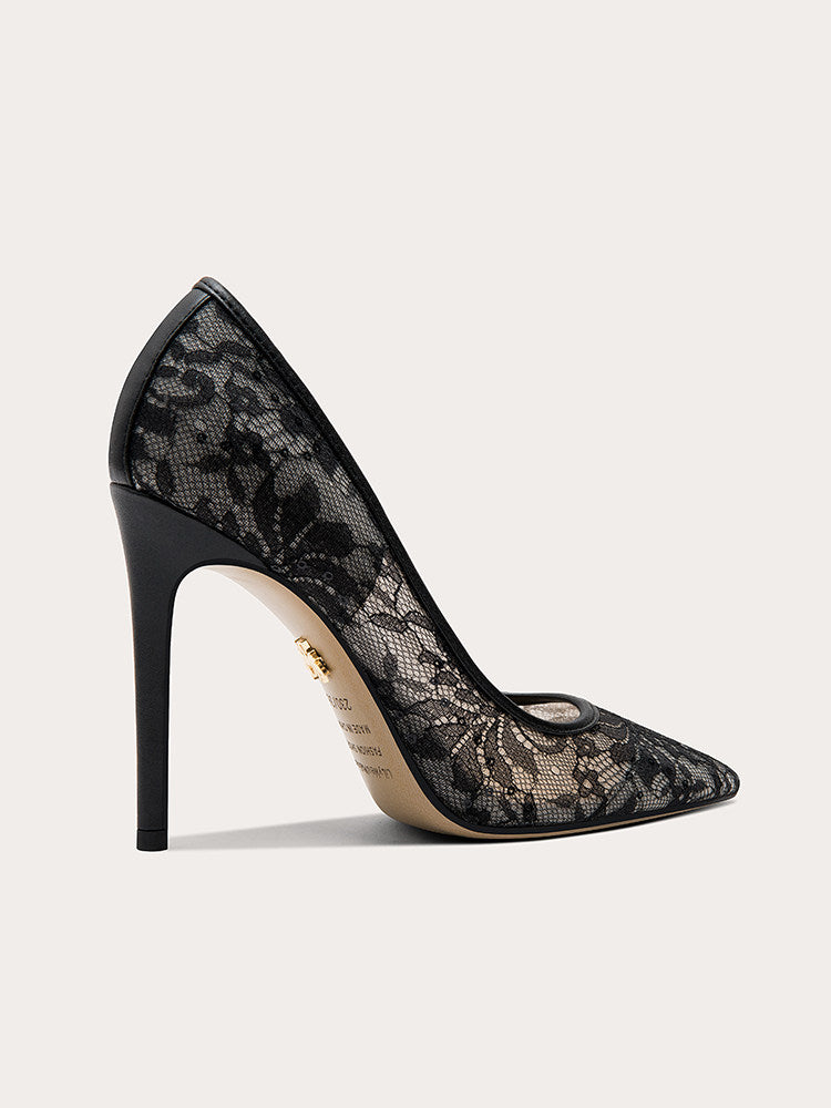 Tacones de Encaje Talla Grande para Mujer para eventos