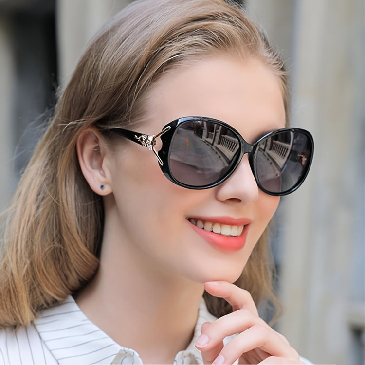 Juego de 4 Gafas de Sol Ovaladas Oversize para Mujer estilo elegante