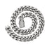 Cadena Cubana de Acero Inoxidable para Hombre y Mujer unisex