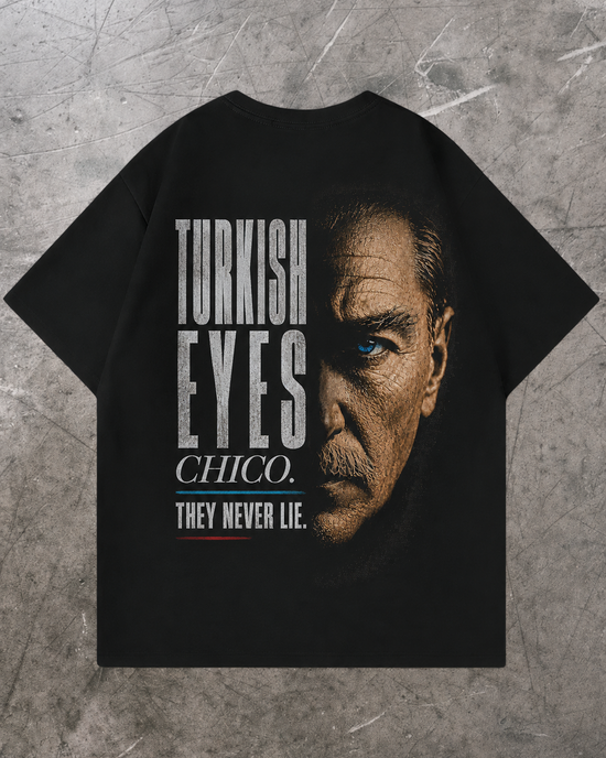 Camiseta Oversize Turkish Eyes para Mujer vista frontal