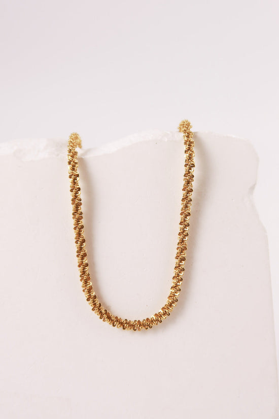 Pulsera Dorada Texture para Mujer vista frontal
