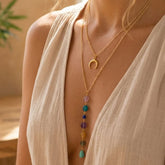 Collar Doble Mystic Stones para Mujer con piedras decorativas