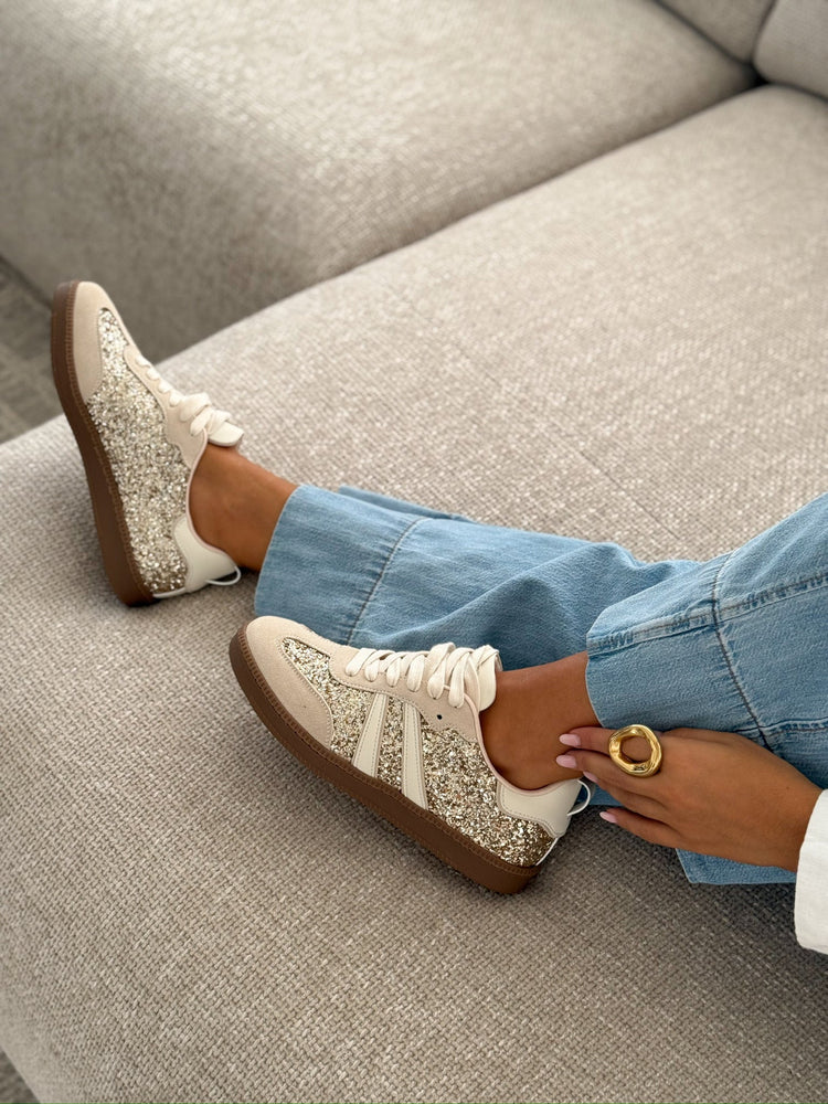 Zapatillas Glitter Retro para Mujer diseño brillante