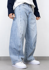 Jeans Balloon Fit Oversize para Mujer corte amplio