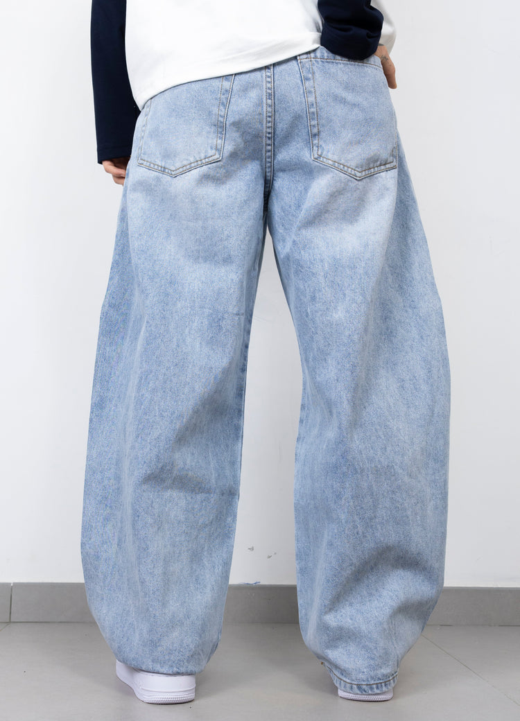Jeans Balloon Fit Oversize para Mujer estilo urbano
