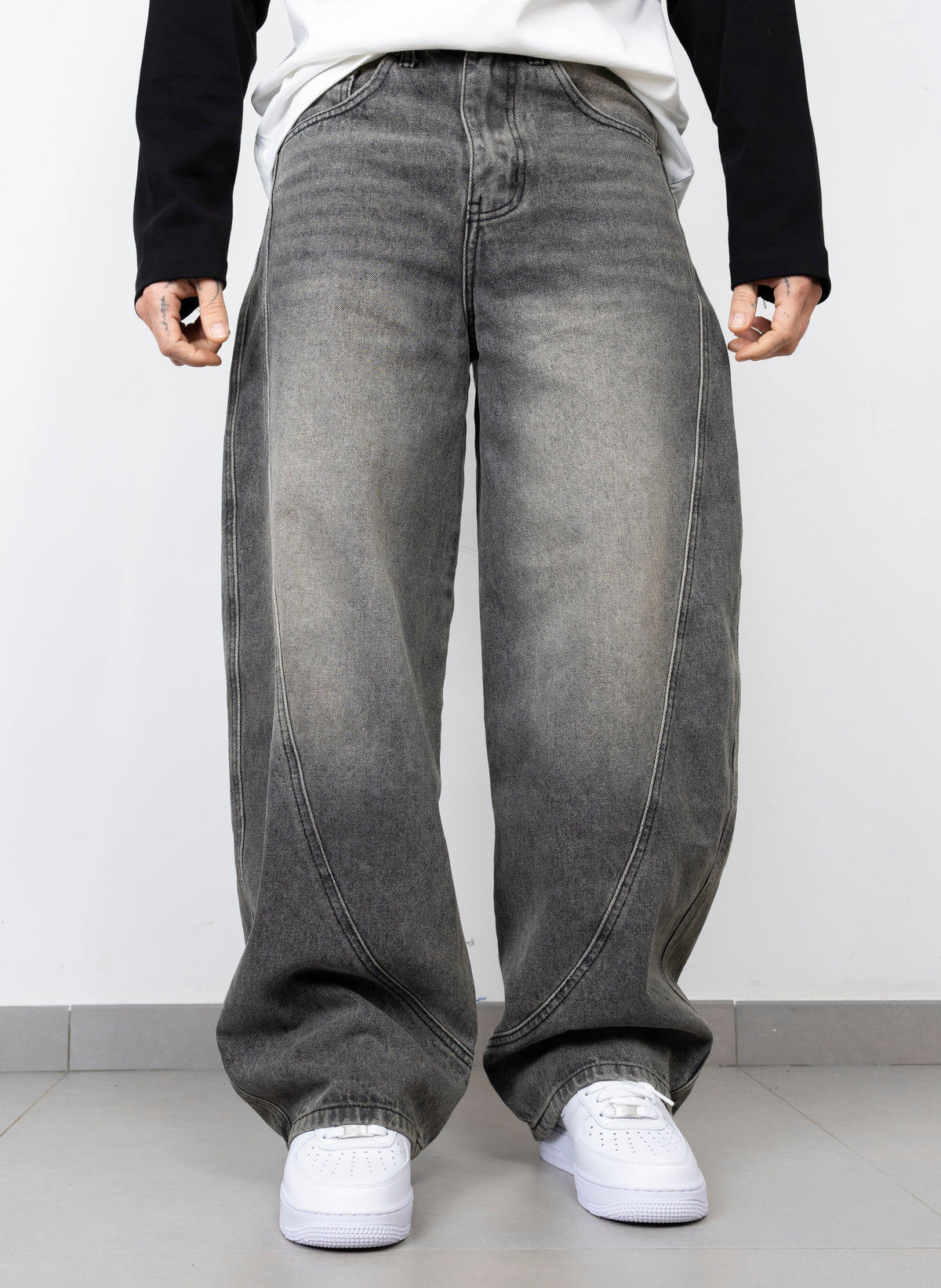 Jeans Balloon Fit Oversize para Mujer diseño denim