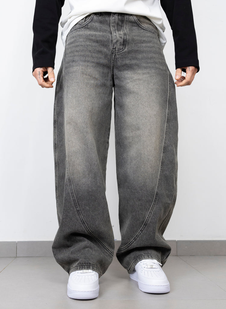 Jeans Balloon Fit Oversize para Mujer diseño denim