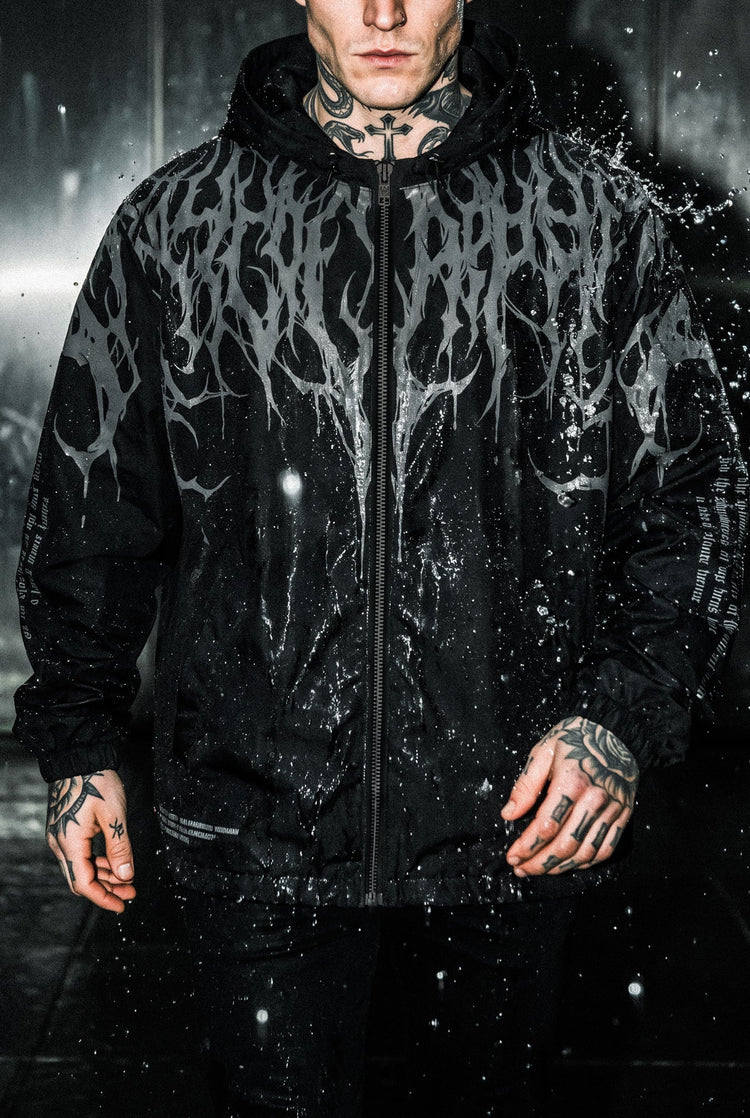 Chaqueta Streetwear Dark Graphic para Mujer estilo dark