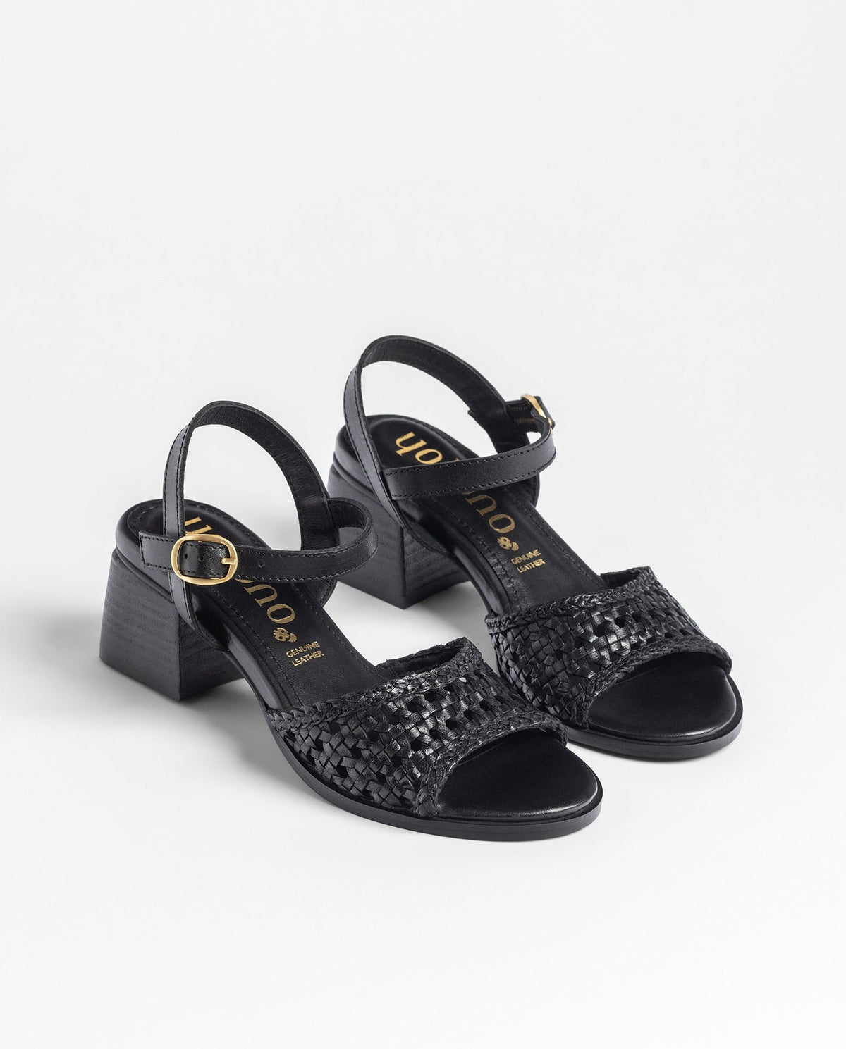 Sandalias Trenzadas de Tacón para Mujer diseño elegante