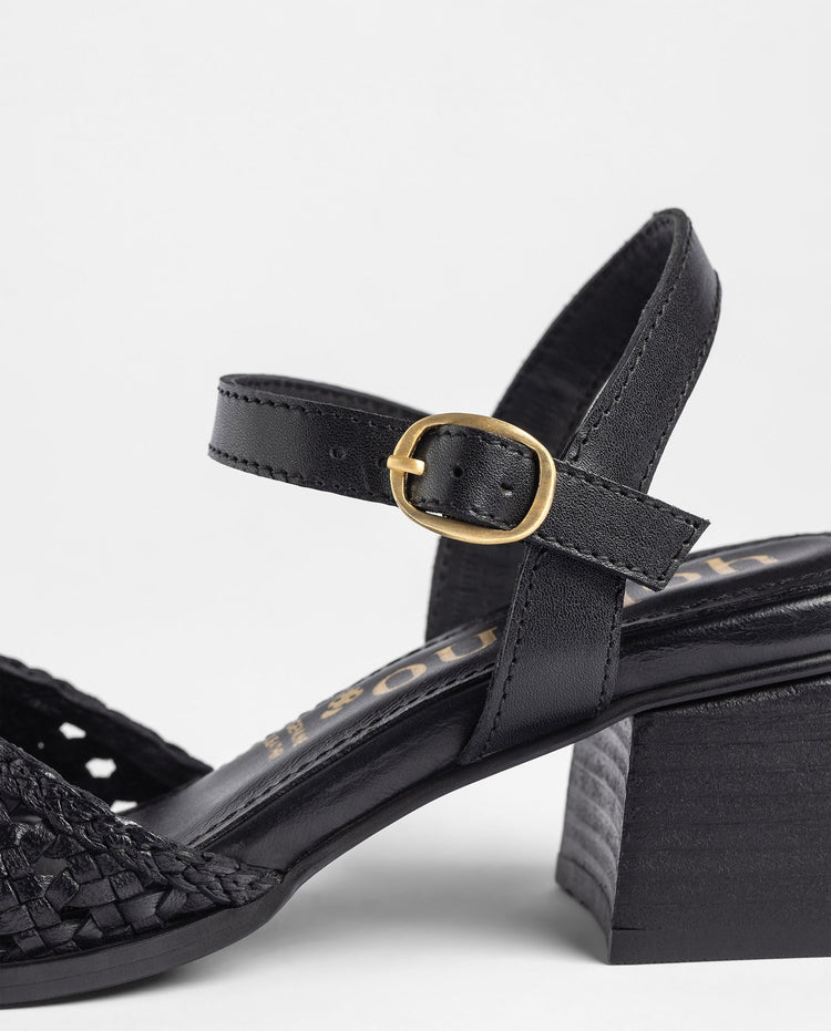 Sandalias Trenzadas de Tacón para Mujer con tacón