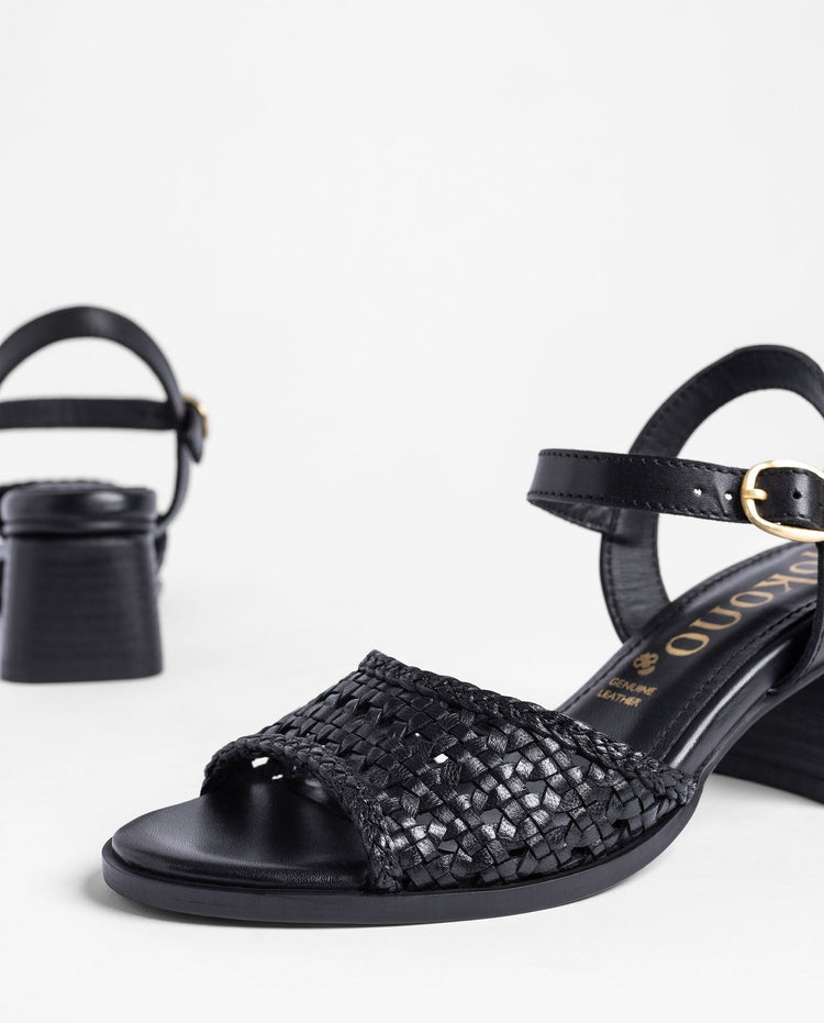 Sandalias Trenzadas de Tacón para Mujer estilo moderno