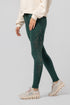 Leggings Verde Esmeralda con Detalle Perforado para Mujer modernos