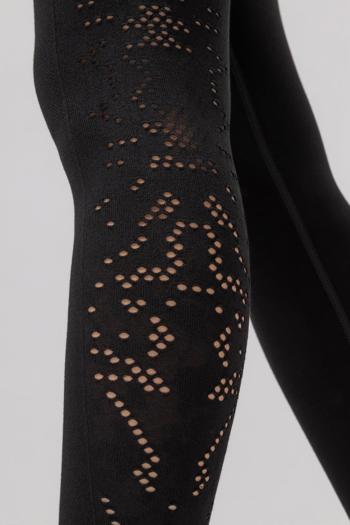 Leggings Negros con Detalle Brillante para Mujer casuales