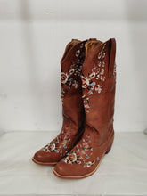 Botas Cowboy Bordadas Retro Bohemias vintage