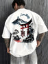 Camiseta Holgada de Algodón con Estampado juvenil