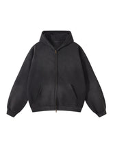 Sudadera Full-Zip Vintage Heavyweight 360 GSM para Hombre estilo vintage