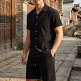 Conjunto Casual de Camisa y Shorts para Hombre moderno