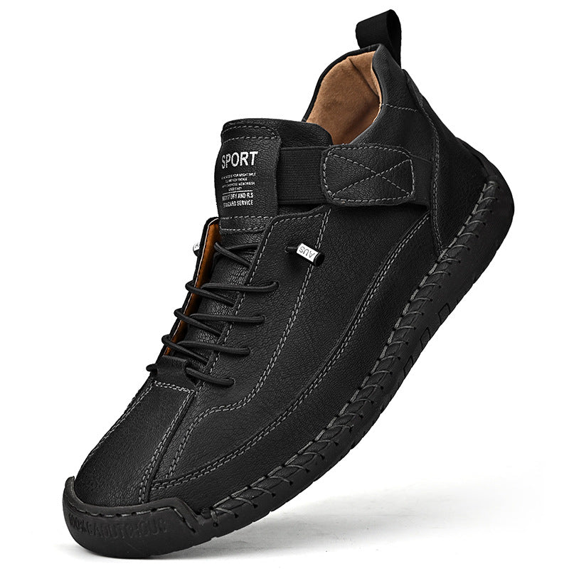Leather Boots Casual Shoes Plus Size Spring and Summer fashion