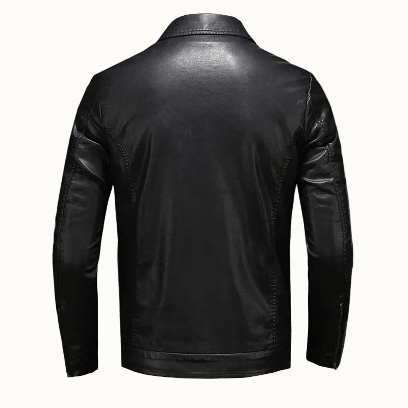 Chaqueta Biker Efecto Piel para Hombre de moda
