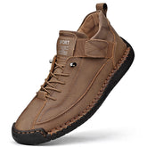 Leather Boots Casual Shoes Plus Size Spring and Summer side view