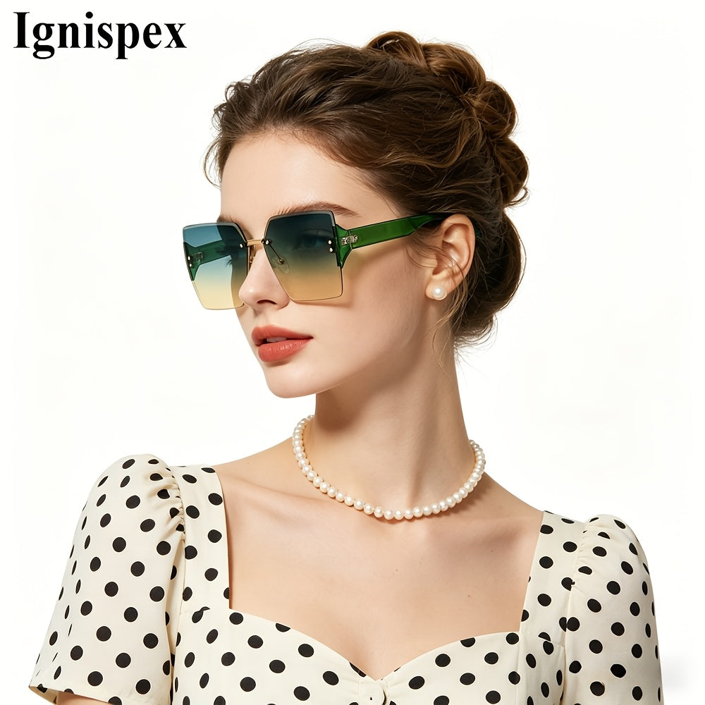 Gafas de Sol Cuadradas Sin Montura para Mujer accesorio femenino