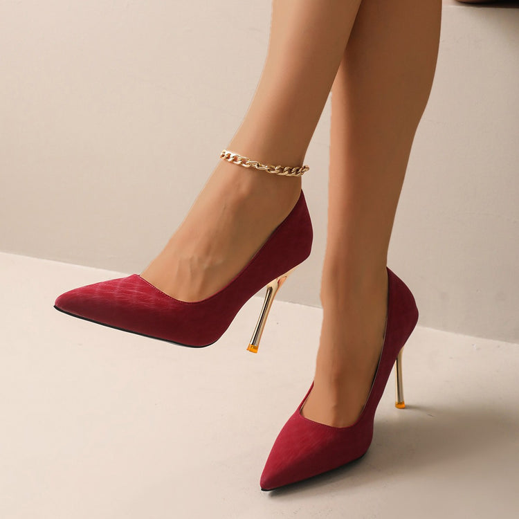 Zapatos de Tacón Punta Fina para Oficina para mujer