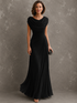 Vestido Largo Drapeado Elegance estilo femenino sofisticado