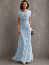 Vestido Largo Drapeado Elegance para fiestas y celebraciones