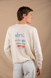 Sudadera Essential Hotel Blanco Crudo para Hombre color blanco crudo